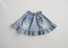 Load image into Gallery viewer, FLO KIDS JOA DENIM SKIRT**PREORDER