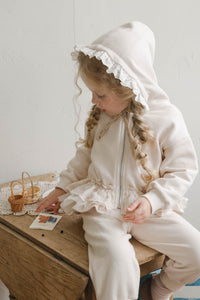 FLO KIDS VANILLA HOODED JACKET**PREORDER