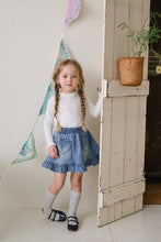 Load image into Gallery viewer, FLO KIDS JOA DENIM SKIRT**PREORDER