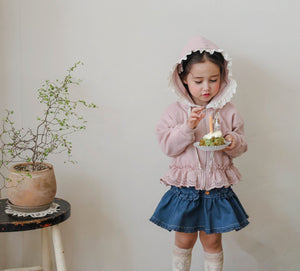 FLO KIDS VANILLA HOODED JACKET**PREORDER