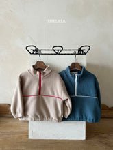 Load image into Gallery viewer, LALA KIDS HALF ZIP FLEECE SWEAT* PREORDER