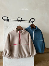 Load image into Gallery viewer, LALA KIDS HALF ZIP FLEECE SWEAT* PREORDER