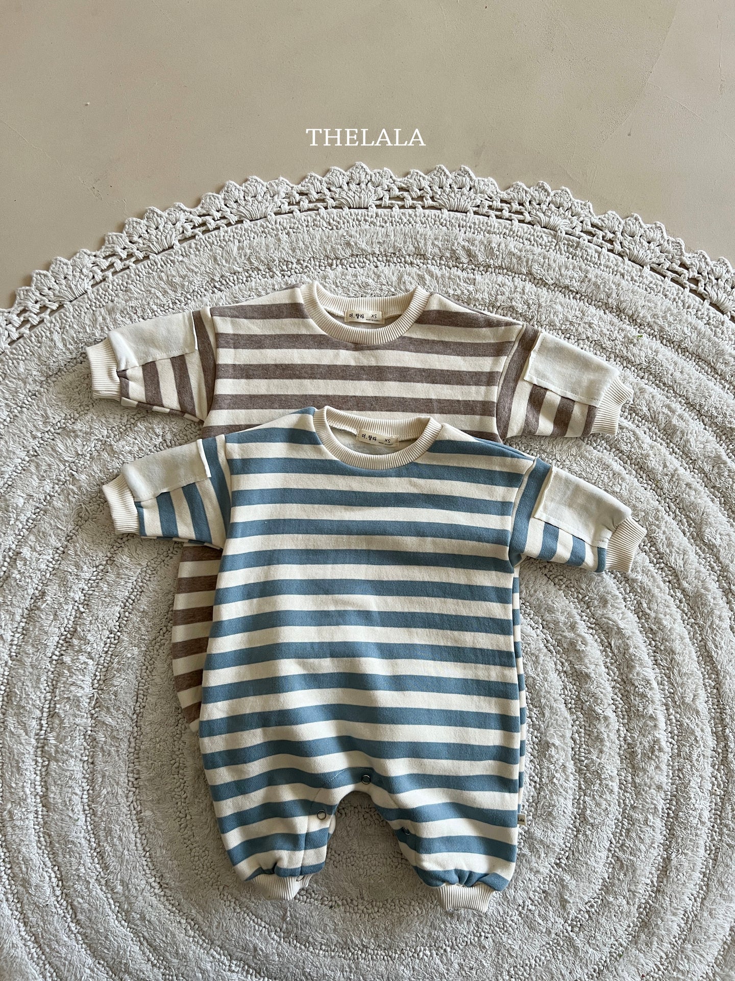LALA BABY CASUAL STRIPE BODYSUIT**PREORDER
