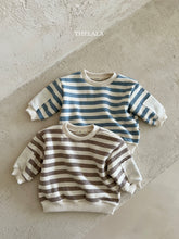 Load image into Gallery viewer, LALA KIDS CASUAL STRIPE SWEAT SHIRT* Preorder