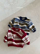 Load image into Gallery viewer, LALA KIDS STRIPE SWEAT SHIRT* Preorder