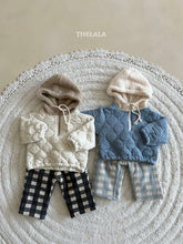 Load image into Gallery viewer, LALA KIDS CHECK FLEECE PANTS * PREORDER