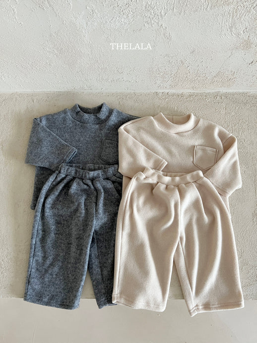 LALA KIDS ALEX FLEECE TOP PANTS SET* PREORDER