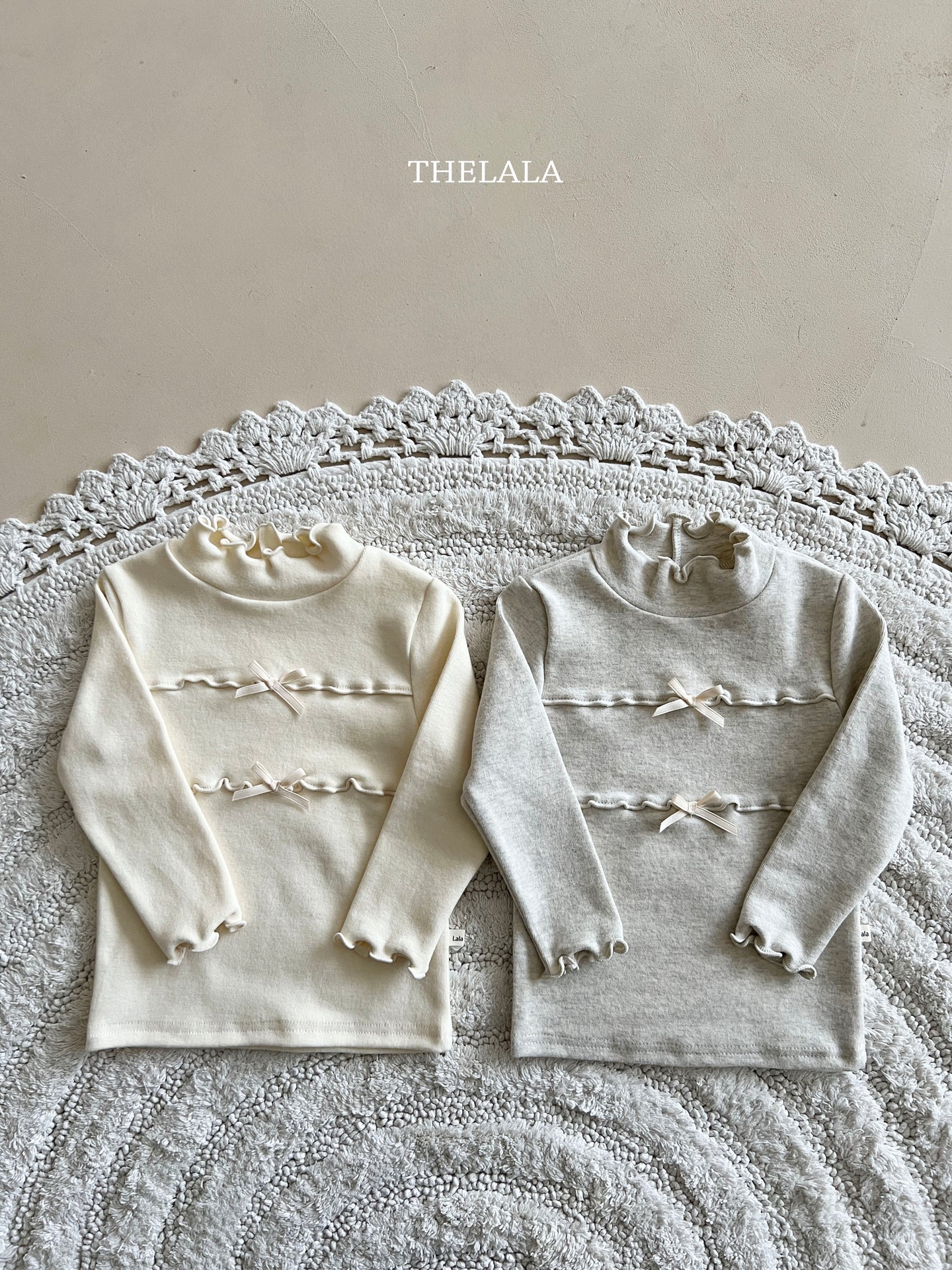 LALA KIDS TURTLE BOW TOP * PREORDER