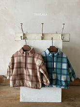 Load image into Gallery viewer, LALA KIDS CHECK FLEECE OVERALL* PREORDER