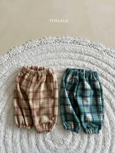 Load image into Gallery viewer, LALA KIDS CHECK FLEECE PANTS* PREORDER