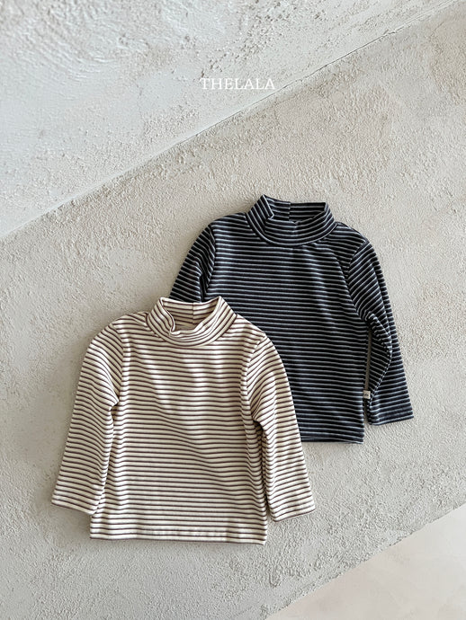 LALA KIDS CASUAL STRIPE INNER SHIRT* PREORDER