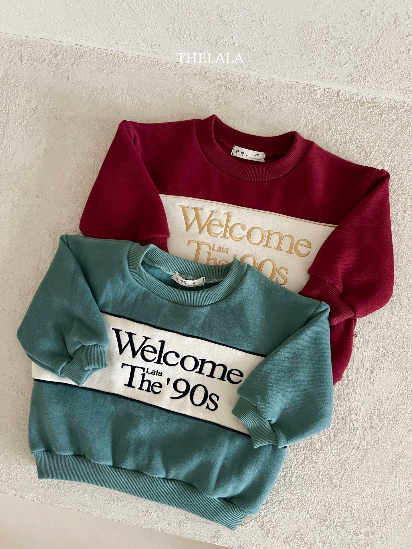 LALA KIDS WELCOME 90'S SWEAT SHIRT* PREORDER