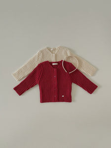 ALADIN KIDS RIB CARDIGAN**PREORDER
