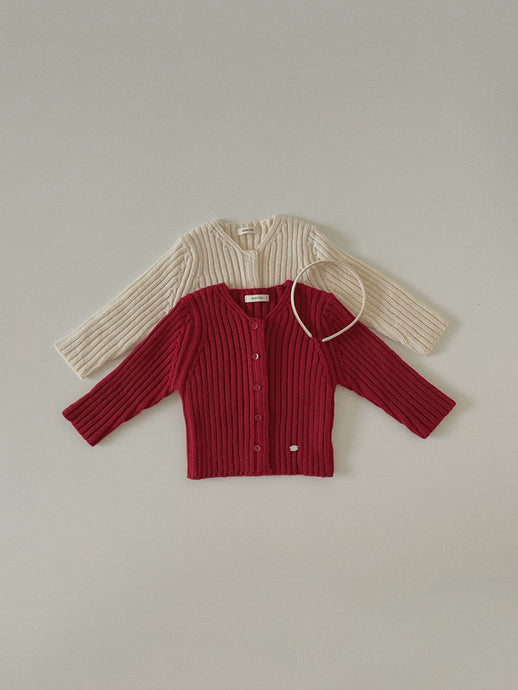 ALADIN KIDS RIB CARDIGAN**PREORDER