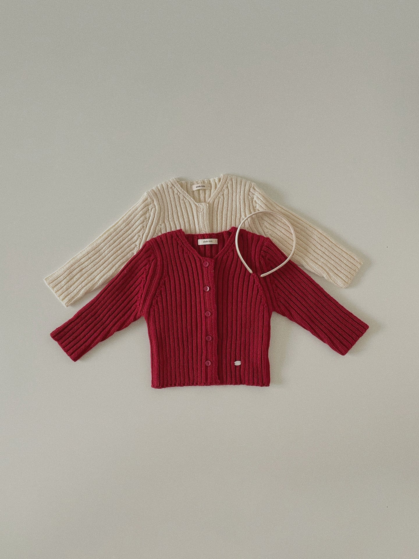 ALADIN KIDS RIB CARDIGAN**PREORDER