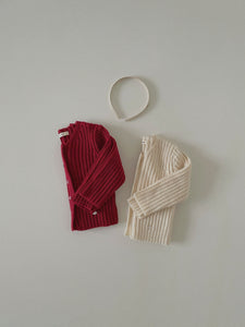 ALADIN KIDS RIB CARDIGAN**PREORDER
