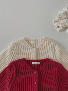 ALADIN KIDS RIB CARDIGAN**PREORDER