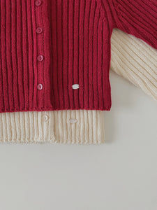 ALADIN KIDS RIB CARDIGAN**PREORDER