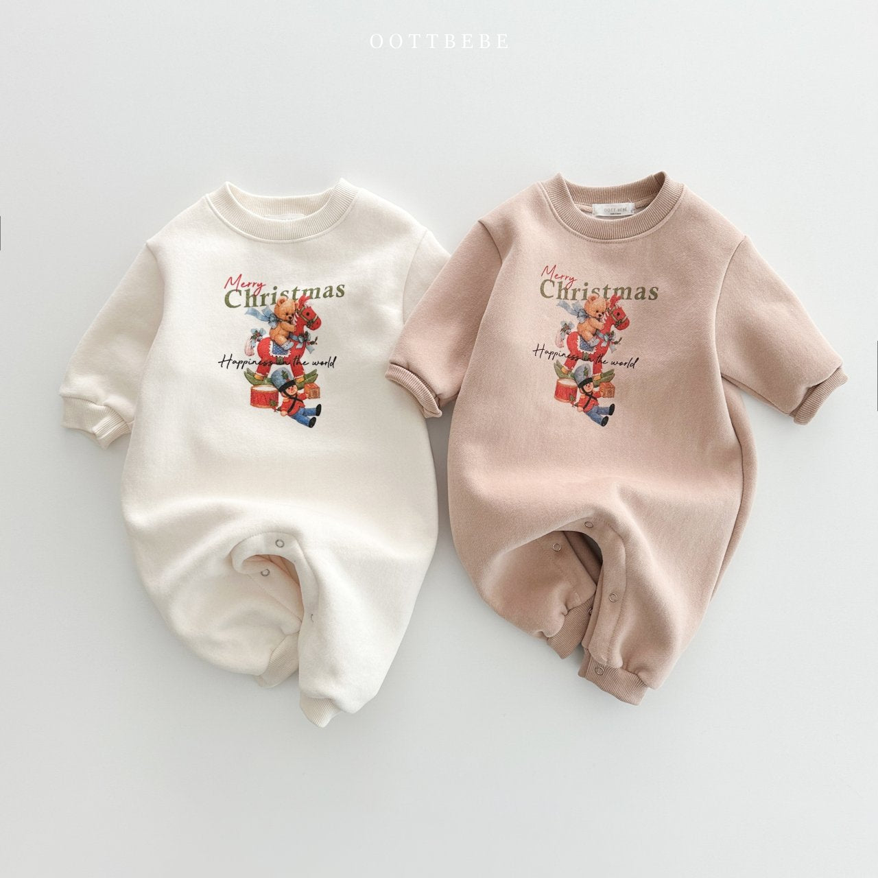 OTTO BABY MERRY CHRISTMAS Bodysuit**Preorder