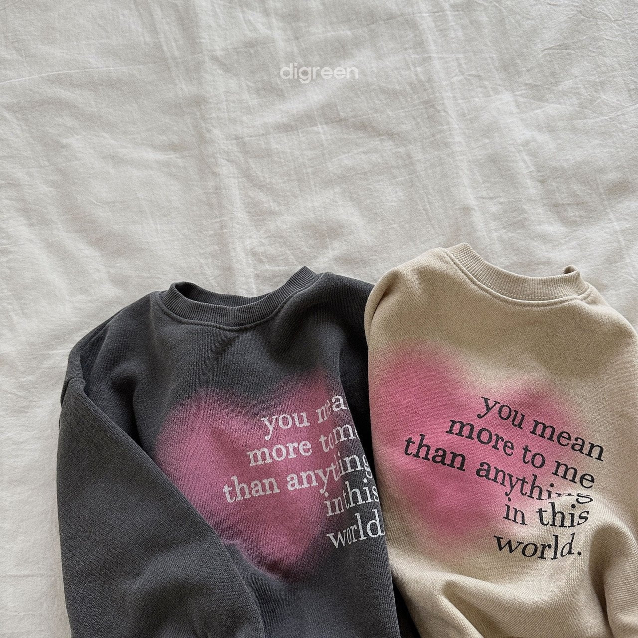 DIGREEN KIDS Heart Dyeing Shirt *Preorder