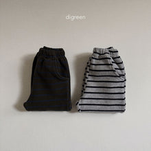 將圖像加載到圖庫檢視器中，DIGREEN KIDS 溫暖條紋褲子**預購