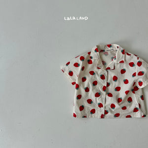 LALALAND 兒童草莓襯衫 *預購