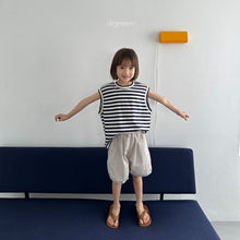 Load image into Gallery viewer, DIGREEN KIDS STRIPE SLEEVELESS SHIRT**PREORDER