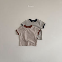 Load image into Gallery viewer, DIGREEN KIDS STRIPE ROUND NECK TEE SHIRT**PREORDER