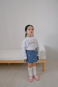 MOMOANN KIDS DENIM SKIRT PANTS**PREORDER