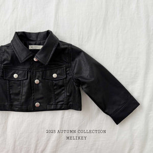 MEL KIDS FALL SHORT LEATHER JACKET**PREORDER