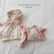 Load image into Gallery viewer, MEL KIDS FALL FLORAL RIBBON PANTS**PREORDER