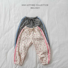Load image into Gallery viewer, MEL KIDS FALL FLORAL RIBBON PANTS**PREORDER