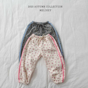 MEL KIDS FALL FLORAL RIBBON PANTS**PREORDER