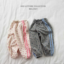 Load image into Gallery viewer, MEL KIDS FALL FLORAL RIBBON PANTS**PREORDER