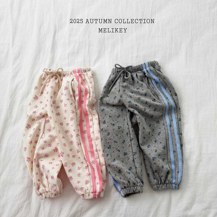 MEL KIDS FALL FLORAL RIBBON PANTS**PREORDER