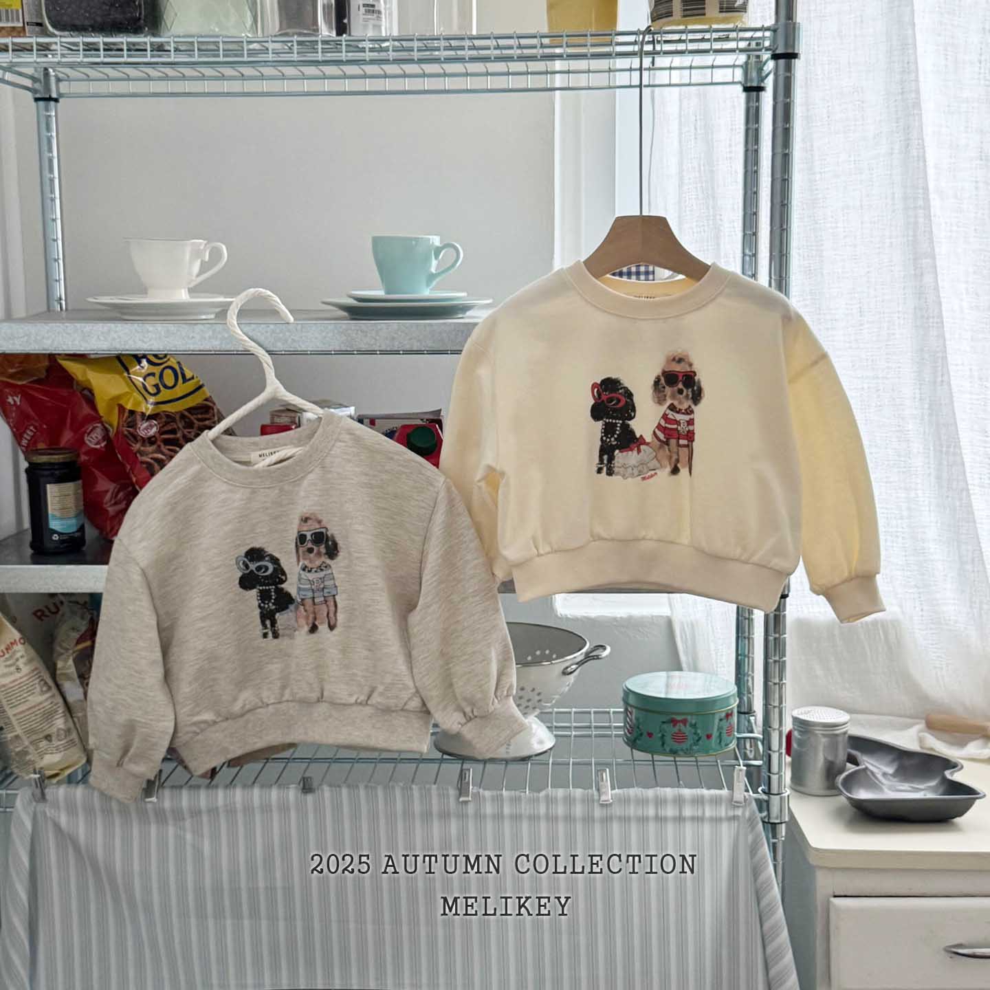 MEL KIDS FALL PUDDING SWEAT SHIRT**PREORDER