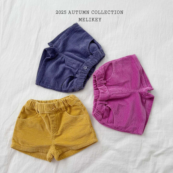 MEL KIDS CORDUROY SHORTS**PREORDER