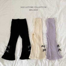 Load image into Gallery viewer, MEL KIDS FALL POPO RIBBON BOOTCUT PANTS**PREORDER