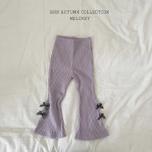 Load image into Gallery viewer, MEL KIDS FALL POPO RIBBON BOOTCUT PANTS**PREORDER