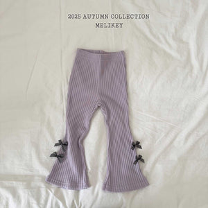 MEL KIDS FALL POPO RIBBON BOOTCUT PANTS**PREORDER