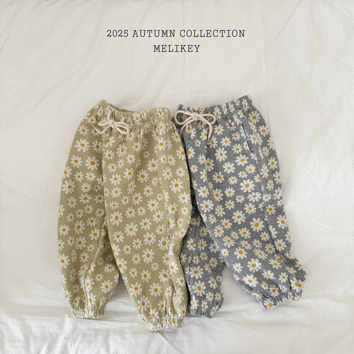 MEL KIDS FALL DAISY JOGGER PANTS**PREORDER