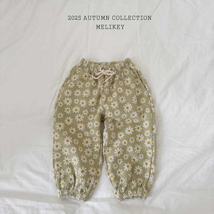 MEL KIDS FALL DAISY JOGGER PANTS**PREORDER