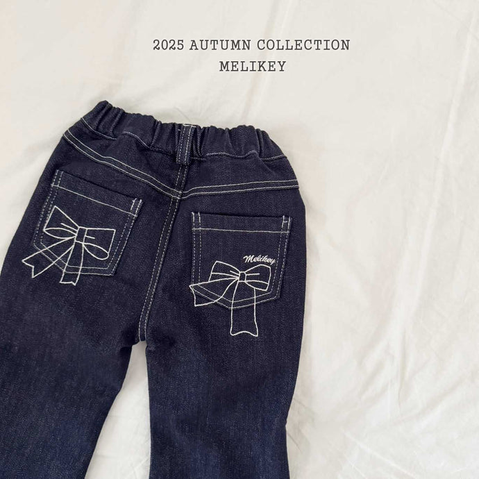 MEL KIDS FALL POLY RIBBON BOOTCUT PANTS**PREORDER
