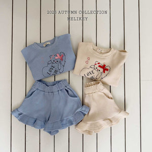 MEL KIDS FALL RIBBON WAFFLE SET**PREORDER