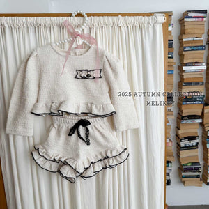 MEL KIDS VIVIENNE TULLE BLOUSE**PREORDER
