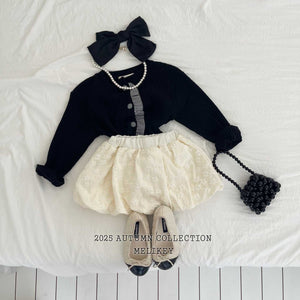 MEL KIDS FALL JACQUARD PUMPKIN SKIRT**PREORDER
