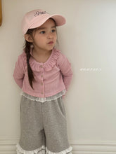 Load image into Gallery viewer, POISSON KIDS LACE CASUAL JOGGERS**PREORDER