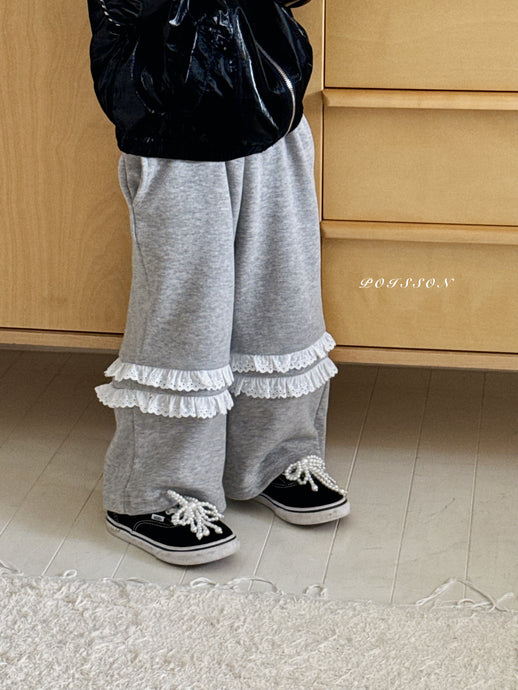 POISSON KIDS LACE CASUAL JOGGERS**PREORDER
