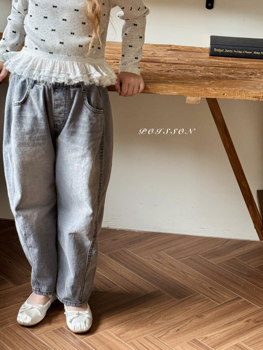 POISSON KIDS BLACK JEANS**PREORDER