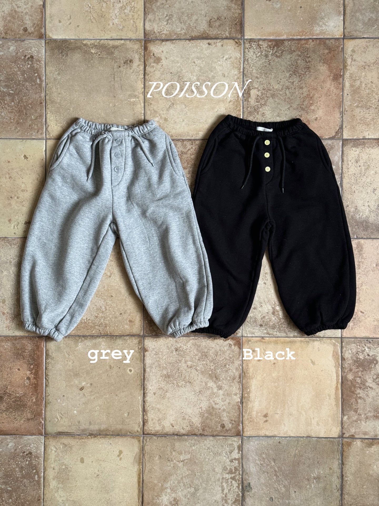 POISSON KIDS CASUAL JOGGERS**PREORDER